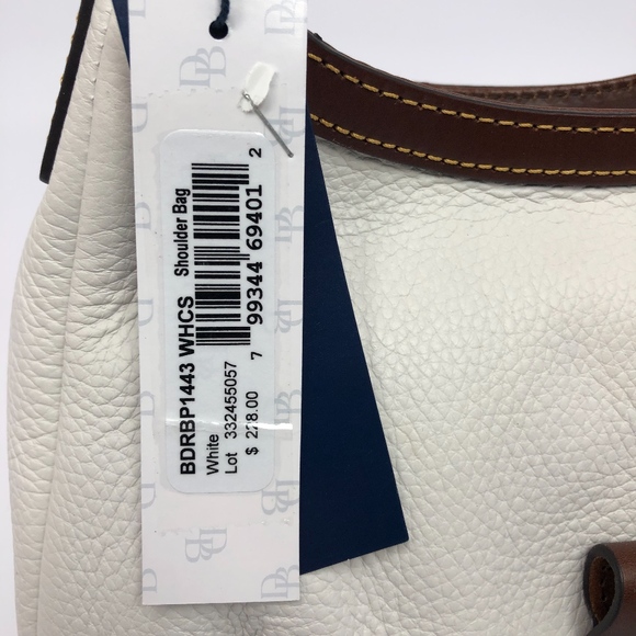 Dooney Bourke Small Shoulder HandBag White Gold B5 - Picture 8 of 8